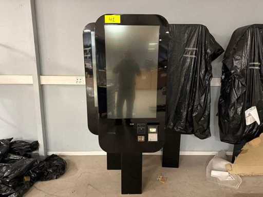 Groot formaat kiosk gebouwd voor een grote fastfoodgroep