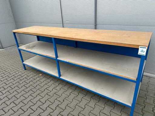 Banco da lavoro 3000x1200x700mm