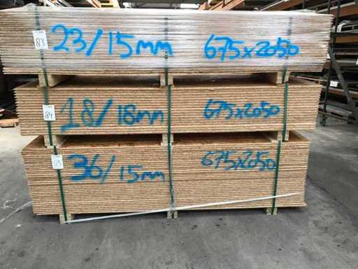 Foglie OSB 18mm 675x2050mm (18x)