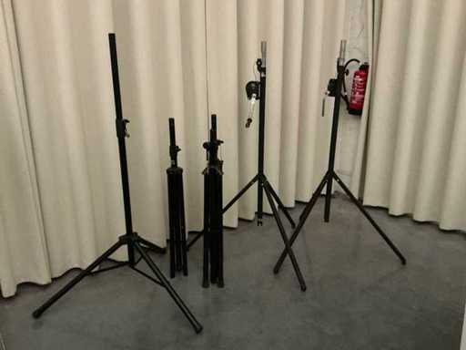Lot of tripods
