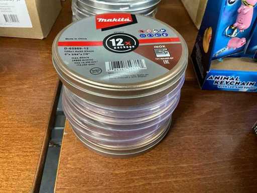 Makita 125x1.0x22mm Lot Stainless Steel Cutting Discs (60x)