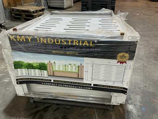 Recinzione industriale a pannelli zincati KMY 2025 (20x)