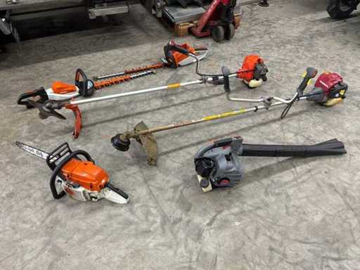 diverse tuinmachines STIHL HONDA HITACHI