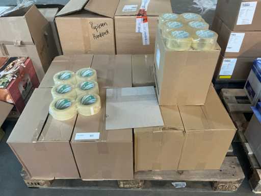 Partij transparant tape