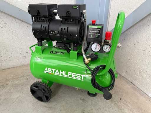 Stahlfest 24 liter Olievrije compressor