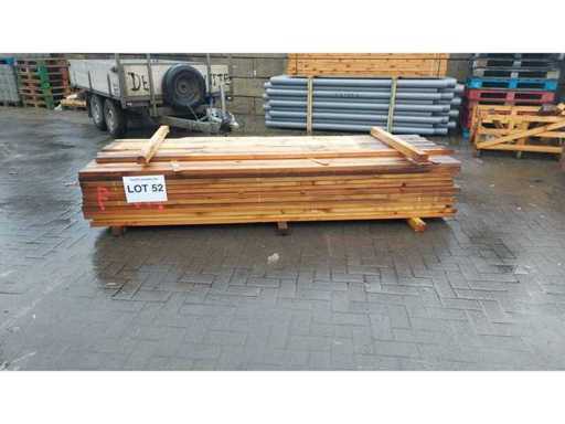 Cls Wooden Squares 3000x89x38mm 130 pieces