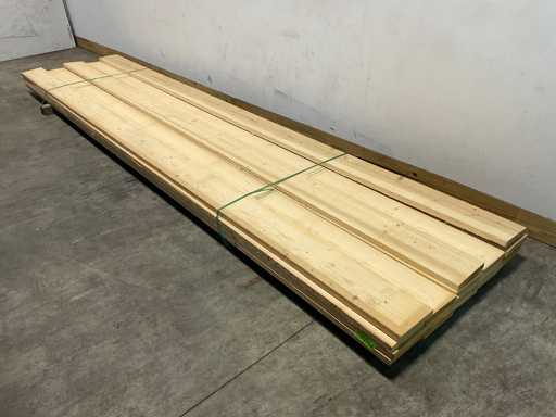Spruce plank rough 450x20x3.2 cm (17x)