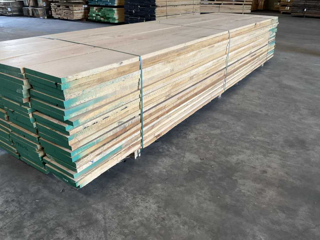 American oak planks pre-planed approx. 2 m³