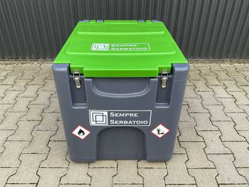 Mobiele dieseltank met elektrische 12 Volt pomp, 200 liter