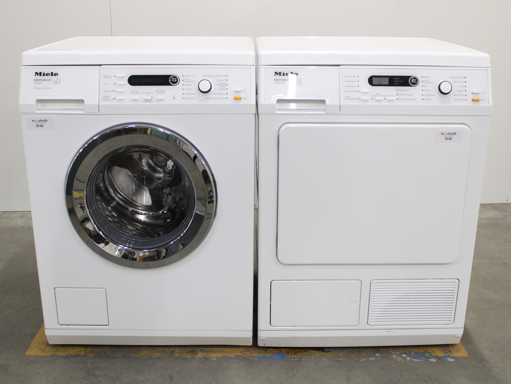 Miele W 5877 Edition 111 Wasmachine & Miele T 8861 WP Edition 111 Wasdroger