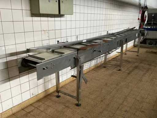 Stainless steel conveyor belt