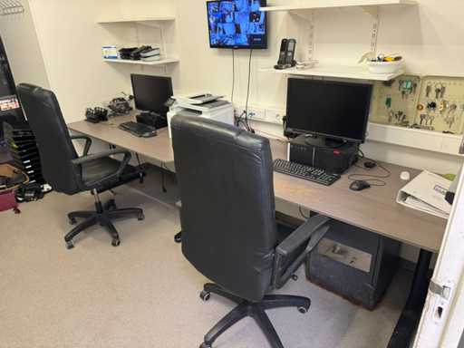 birou cu scaun de birou (2x)