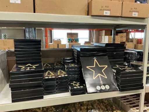 Série de diverses étoiles de la collection Anna & lampes sapin de Noël (96x)