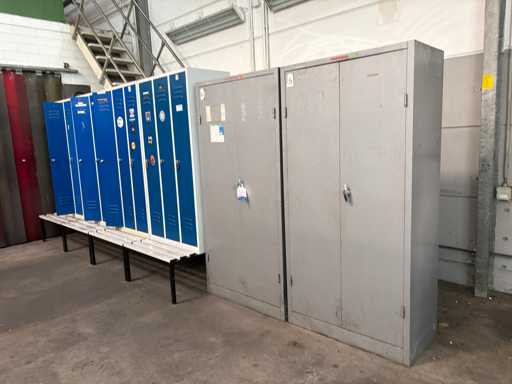   Lot of workshop cabinets without contents