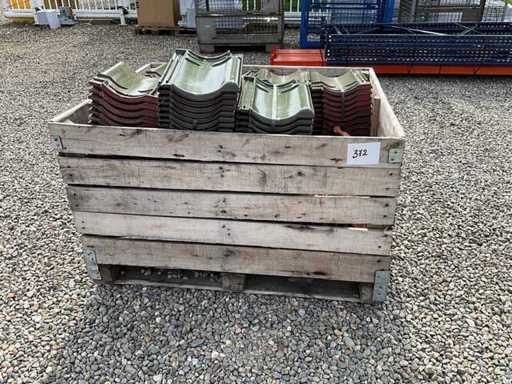 Lot dakpannen 60st Narvik groen