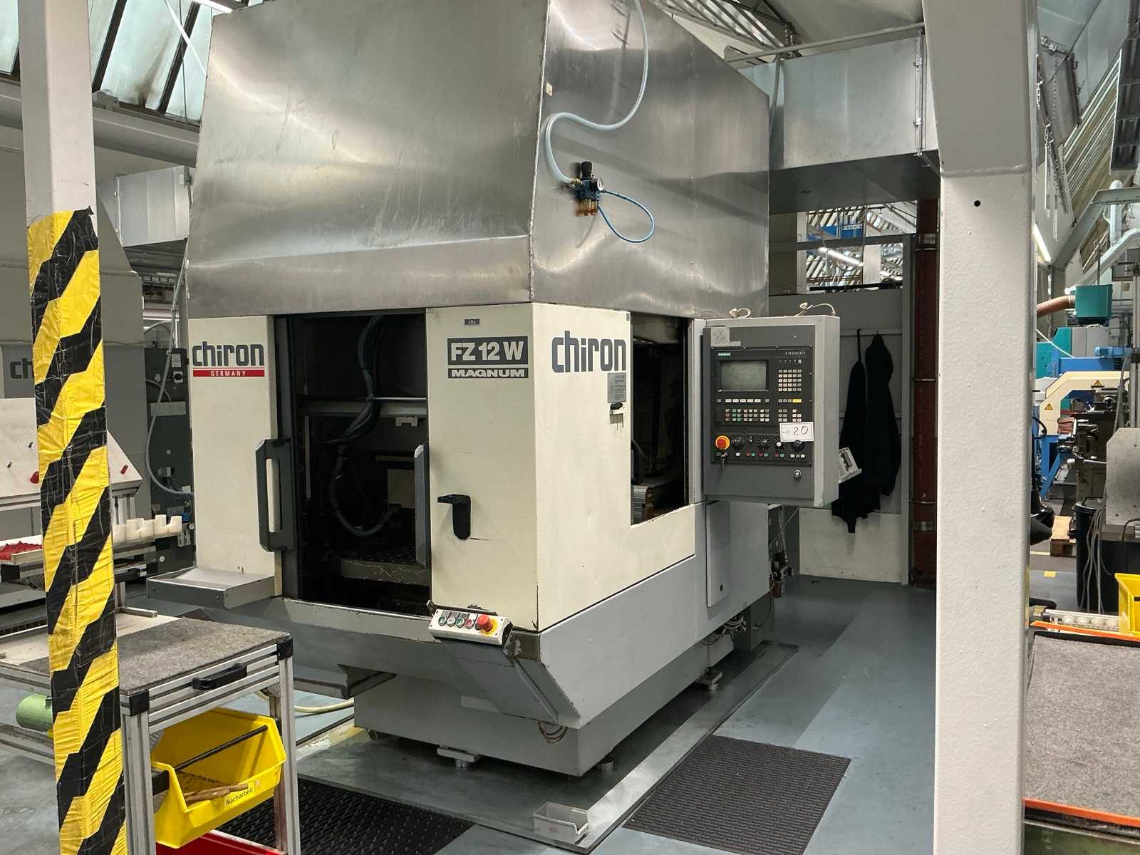 1994 CHIRON FZ 12 W CNC Vertical Machining Center with 4th Axis