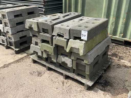 Construction fence foot (20x)
