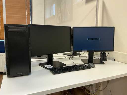 Fractal Desktop with Monitor