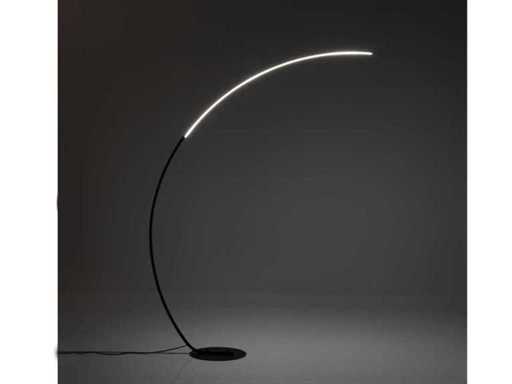 2 x Bo LED design vloer lamp zwart