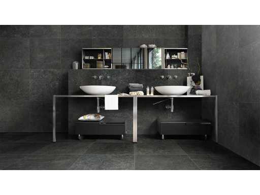 Vloertegel 44,28m² London Black 60x60cm gerectificeerd