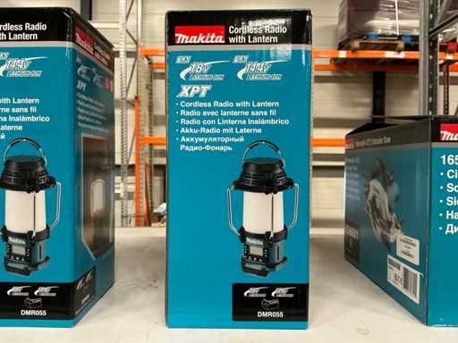 Makita DMR055 schnurloses Funkgerät mit Laterne