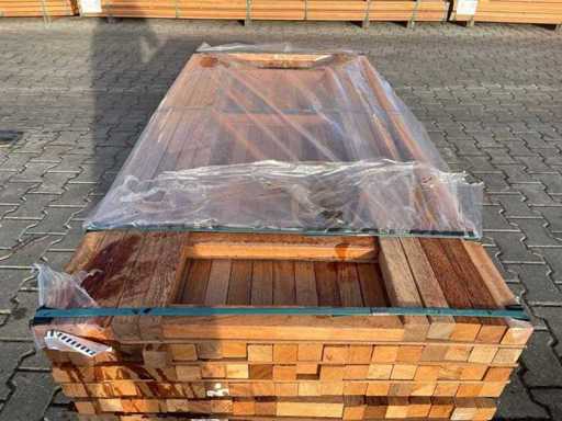 Angelim Pedra Planed Posts 1550-2150x45x45mm (121x)