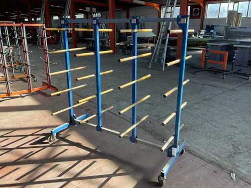 Profile transport trolley