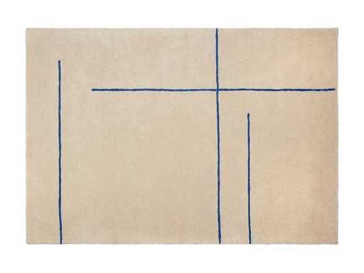 fonQ - Tapis en ligne 170 x 240 cm - Bleu - Tapis
