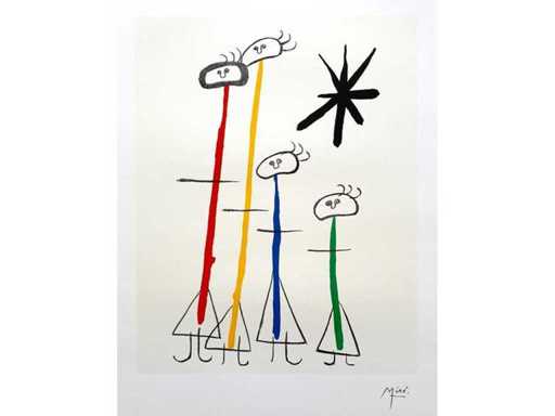 Joan Miró - Parler seul - offset