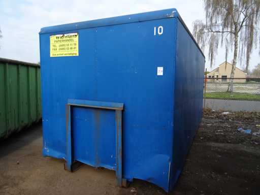 Kabelgeschlossener Müllcontainer