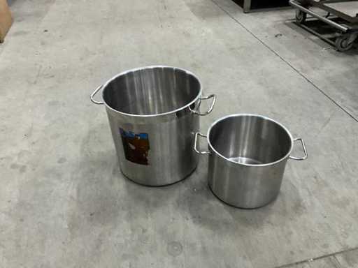 RVS pan (2x)