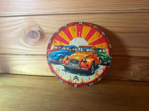 Metall-Werbeschild rund 20 cm