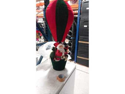 Decorazione natalizia Babbo Natale in palloncina