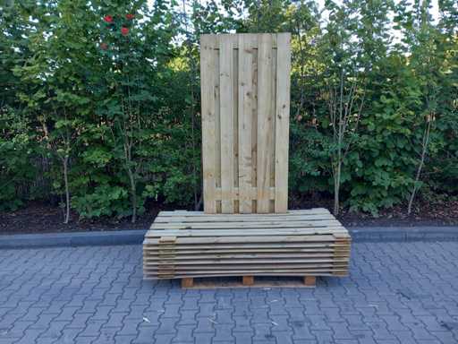 Houten schutting (8x)
