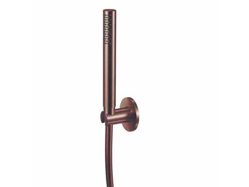 Qisani - Flow - Hand shower with holder and hose - Copper