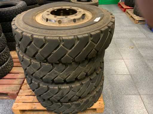 Solideal Legerbanden met velg (4x)