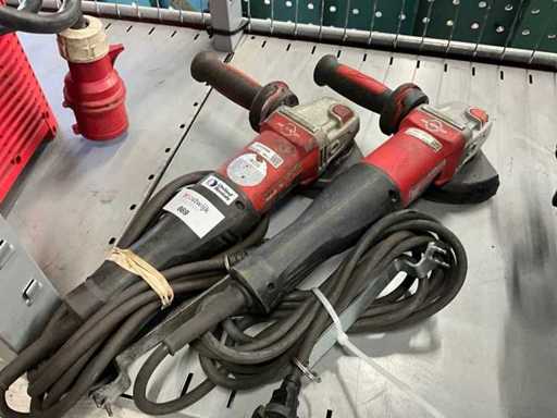 Milwaukee AGV 13-125 Winkelschleifer (2x)