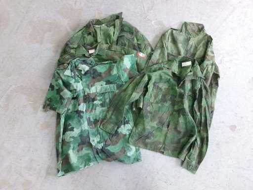 Serb. Field Shirt Mix, partly defective (R12) (21x)