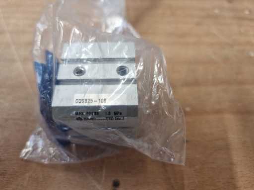 SMC - CQSB25-10S - Kompaktzylinder, einfachwirkend, Federkraft ein- / ausgefahren