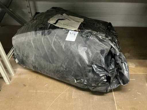 Horizondoek cyclorama 200 met doorslag wit