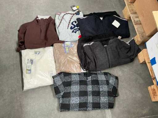 Partij diverse truien en gilets heren (ca. 60x)