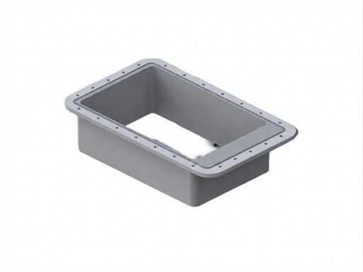 Quick polyester boegschroef inbouw frame voor BTR185