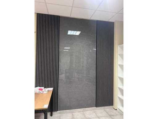 PVC SHEET 122X270CM GRAY PER 10 PIECES