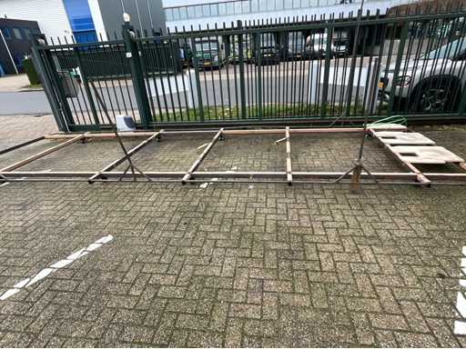 zwaar ijzer transport frame op wielen - 5000kg bj 2025