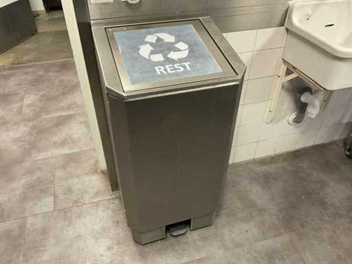 Edelstahl-Pedalbehälter