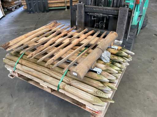 Viel Holzzaun mit Tor – 100 cm