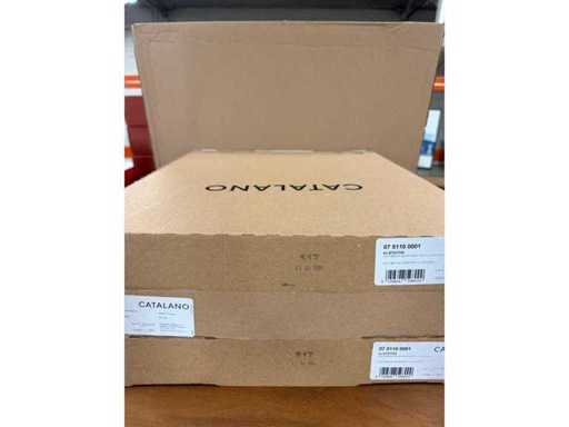 CATALANO - 07 5110 0001 - Sedile WC a chiusura morbida a chiusura rapida bianco lucido antibatterico (3x)