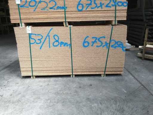 OSB sheets 18mm 675x2500mm (53x)