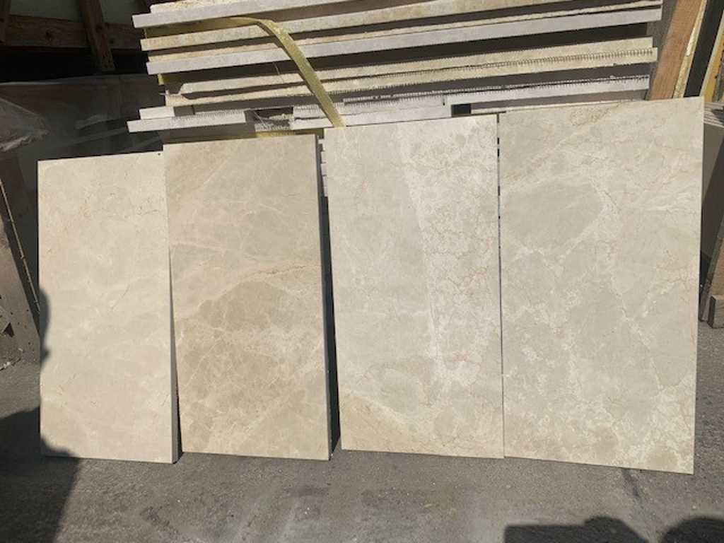 Natural Stone Marble Beige Tile 108 m²
