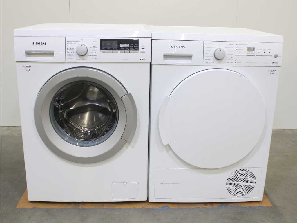 Siemens iQ500 varioPerfect Washer & Siemens iQ500 iSensoric selfCleaning Condenser Dryer